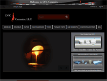 Tablet Screenshot of dfcceramics.com